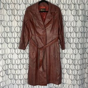 Vintage Ami Leather Ltd. wine color, size small